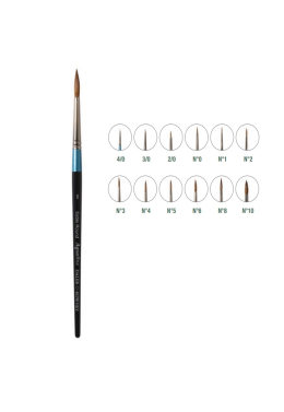 Pincel Natural Redondo Aquafine Af34 Nº8 Daler Rowney